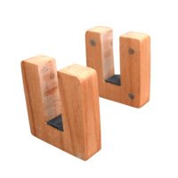 2023 nouveauté Portable en bois ordinateur portable support Vertical plage bois Design pour bureau à domicile ou ordinateur de bureau