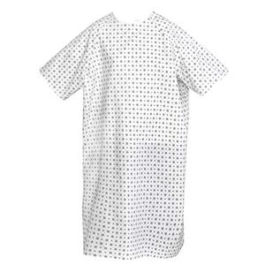 Vestidos de algodón de alta calidad para pacientes de hospital, venta al por mayor, de manga corta - Product Image 4