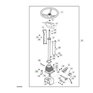 Tuerca de tractor JD número de pieza YC20360 tuerca de acero de alta resistencia para un montaje y mantenimiento fiables del tractor - Product Image 5