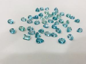 Piedra Natural azul de neón pulida para hacer joyas, piedra Natural, Gema Natural, cabujones lisos, Gema suelta, lote de forma mixta, tamaño para fabricación de joyas - Product Image 5