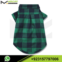 T-Shirt Plaid doux pour animaux, mode décontractée, vêtement respirant, convient au petit gabarit, chiot, garçon, fille, chat