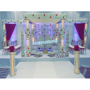 Parterre en fleurs en métal pour mariage, vente en gros, parterre Floral élégant, décoration pour mariage, magnifique Design - Product Image 1