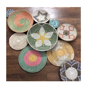 หัตถกรรมหญ้าทะเล/แผ่นหวายสำหรับแขวนผนังตกแต่งราคาถูกจากเวียดนาม - Product Image 1