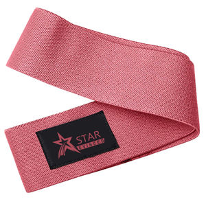 Custom Logo Fitness Booty & Glutes Hip Circle Breathable Cotton & Latex Resistance <b>Band</b> Set for Weight Lifting <b>Exercise</b> - Product Image 1