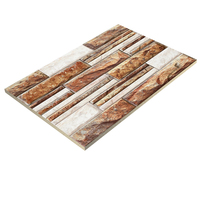 Carreaux muraux en céramique de bonne qualité, 300x450mm, matériel d'extérieur aspect pierre colorée, finition brillante