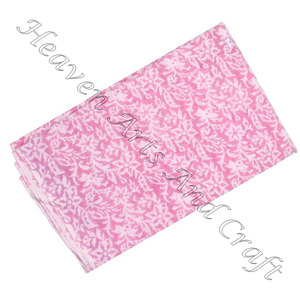 Best 100% Sanganeri <b>Hand</b> Block Printed Cotton Fabric By The Yard Eco-Friendly Handmade For Eco-Friendly Shirts And Clothes - Product Image 3