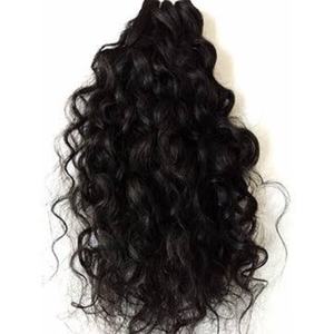 Extensiones de Cabello Humano Remy Natural, Cabello Virgen Rizado Indio para Tejido de Cabello - Product Image 1