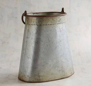 Florero de Venta caliente para el hogar, jardín, restaurante, jardinera, soporte decorativo, acabado galvanizado, florero de flores de hierro de Metal - Product Image 4