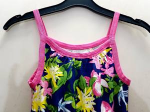 Ropa de Verano Informal para Bebés y Niñas Pequeñas, Romper de Algodón Tejido con Estampado Floral, Sin Mangas, Marca Privada Original, Stock de Bangladesh - Product Image 6