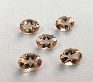 Morganita de Color melocotón Natural, corte ovalado, 4x6mm a 6x8mm, facetado, excelente calidad, morganita suelta - Product Image 5