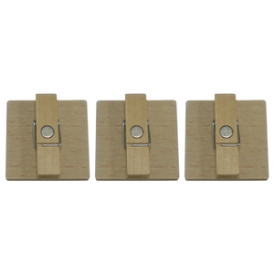 Clips aimantés en bois personnalisés avec des motifs d'animaux colorés pour les mémos de bureau et la décoration de la maison - Product Image 4