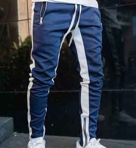 กางเกงวอร์มขายาวมีซิป,กางเกงขายาวลำลองสำหรับผู้ชายพร้อมโลโก้ของคุณเอง - Product Image 5