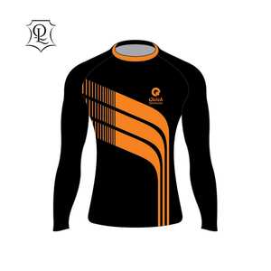 Camiseta de compresión BJJ MMA para hombre, protector de sarpullido para gimnasio, entrenamiento - Product Image 3