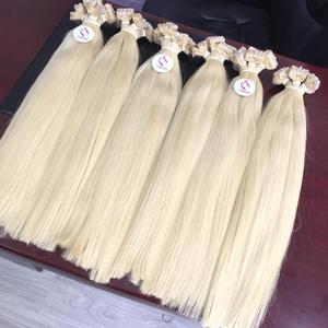 Extensiones de cabello Remy Rubio recto de la más alta calidad, paquete de cabello humano vietnamita virgen, estilo ondulado para Rusia, Ucrania, Bielorrusia - Product Image 4