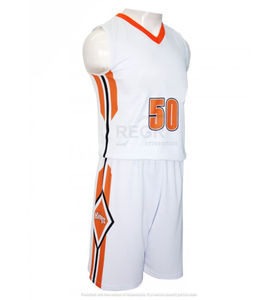 Tenue d'entraînement de basket-ball unisexe XXL XXXL, entièrement sublimée, avec logo anti-XXS personnalisé, tenue de style bande en polyester XS OEM - Product Image 4