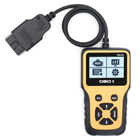 Lector de código de falla de vehículo de automóvil digital OBD II escáner de diagnóstico con 7 idiomas I/M datos de detección de emisiones