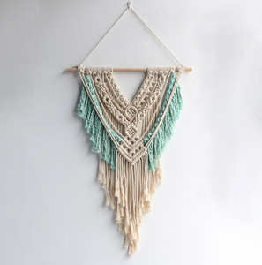 ผ้าม่านผ้าฝ้ายแบบแขวนผนัง,ผ้าม่านแบบ Macrame - Product Image 1