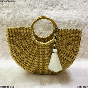 Exclusive Designer Ladies Kauna Grass Eco-Friendly Handmade <b>Straw</b> Evening Bag Handcrafted <b>Straw</b> <b>Handbag</b> - Product Image 2