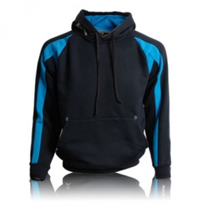 Sudaderas con hombros caídos de poliéster en blanco de color personalizado Sudaderas con capucha con hombros caídos de poliéster Therma - Product Image 4