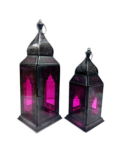 New Handmade Moroccan Glass <b>Lantern</b> <b>Candle</b> <b>Holder</b> With Customized Color and New Arrival for Wedding Decoration and Festivals - Product Image 1