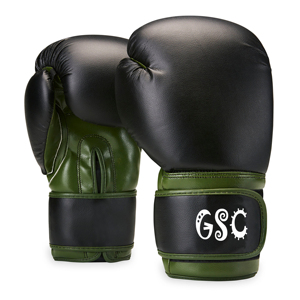 Guantes de boxeo de cuero hechos a medida de alta calidad, producto caliente para artes marciales, precio al por mayor con diseño de impresión personalizado - Product Image 1