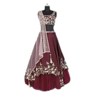 नवीनतम भारतीय दुल्हन lehenga cholis और डिजाइनर ब्राइडल lehengas सबसे सस्ती कीमतों पर लाल शादी की पोशाक अनारकली