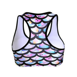 Ropa de entrenamiento para mujer, Sujetador deportivo con estampado de sublimación, licra, poliéster, Yoga, cintura alta, Fitness, nuevo diseño - Product Image 6