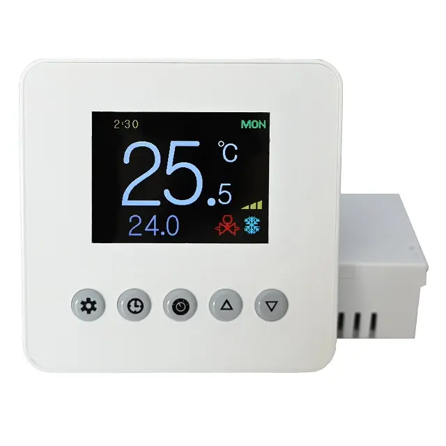 WiFi Thermostat HVAC Systems Smart Color Screen Thermostat OEM Modbus Digital Electric Temperature Controller Heating