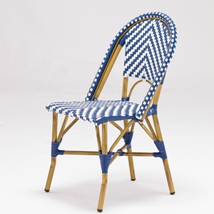 Solo Bistro Silla de comedor tejido con ratán PE - Product Image 1