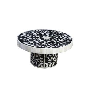 Table ronde en incrustation d'os de dernière génération, qualité assurée, à prix abordable, fabricant et exportateur d'Inde - Product Image 1