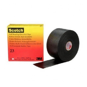 3M Ruban d'épissure en caoutchouc 23 Ruban d'isolation électrique auto-fusible (EPR) Caoutchouc 19mm * 9.1m Ruban thermofusible de masquage sans impression CN;FUJ - Product Image 2