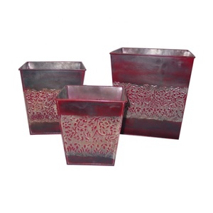 Antique and Unique New Design <b>Rectangular</b> Galvanized Flower Planters for Garden and Home Decor Suppliers Offer New Models - Product Image 6