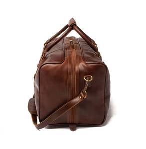 Full Grain Leather Duffel <b>Bag</b>, Personalized Leather <b>Weekender</b> Travel Luggage Overnight Duffle <b>Bag</b> Gifts For <b>Men</b> Leather Annivers - Product Image 1