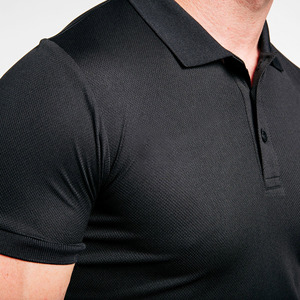 Custom Sportswear Plain Printing Short Sleeve Turn Down <b>Collar</b> Fitness Gym Man Polo Men <b>T</b> <b>Shirt</b> - Product Image 2