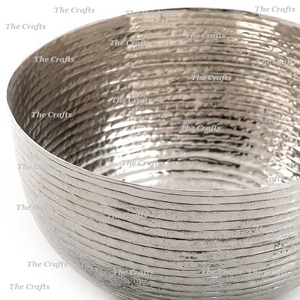 ชามเสิร์ฟอลูมิเนียมสีทองดีไซน์เยี่ยม,ถ้วยอาหารผลไม้สำหรับใช้ในห้องครัวทรงกลม - Product Image 4