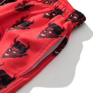 Pantalones cortos con cordón para hombre, ropa de calle para hombre, pantalones cortos con estampado personalizado, cintura elástica, pantalones cortos de playa sueltos para exteriores, pantalones cortos de playa - Product Image 5