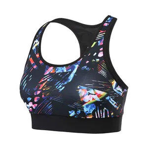 Top Selling Sublimation Custom Made Sports Bra Women Yoga Sexy Girl Plus Size Sublimation Sports Bra