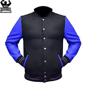 Veste universitaire réversible pour hommes de haute qualité fabriquée au Pakistan Logo personnalisé multicolore léger hiver XL col montant Style personnalisé - Product Image 5