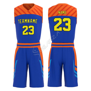 Maillot de basket-ball d'entraînement d'équipe surdimensionné ensemble pour hommes personnalisé grande taille jeunesse Vset Shorts vêtements d'uniforme de basket-ball - Product Image 1