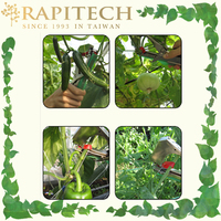 Máquina Atadora Manual de Grado Industrial con Mango de Acero y Construcción de Metal y Plástico para Uvas, Frambuesas, Tomates y Vides - OEM