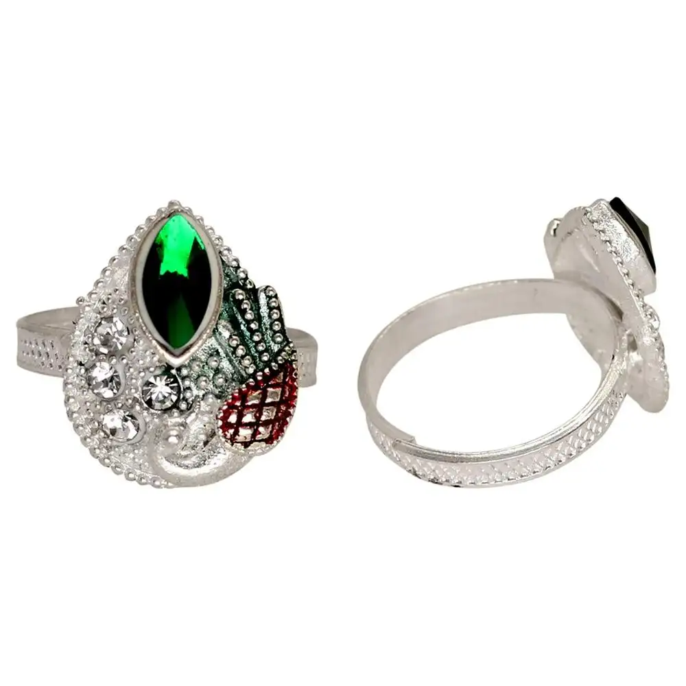 All New Indian Jewelry Silver Color Toe Ring Combo Of 5 Pairs