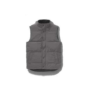 DarkGrey Color Puffer Vest Jacket With Custom Logo For Men Women Cheap Price Puffer Vest - Product Image 2
