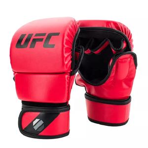 Gants de combat en cuir noir MMA boxe - Product Image 3