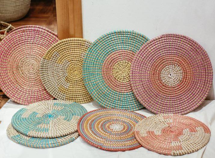 Couleur naturelle des herbiers et bleu