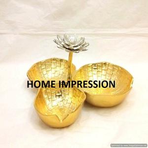 Bol de service à puce et trempette de concepteur décoratif à la maison vintage pour la vaisselle de vente chaude bol de bonbons de date de fruits secs au prix le plus bas - Product Image 1