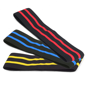 Ensemble de bandes de résistance de gymnastique longues avec logo personnalisé pour l'exercice de yoga Bandes à boucle imprimées se concentrant sur les jambes et les hanches Fitness à haut niveau - Product Image 2