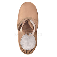 100% chaussures tournantes en cuir chaussures à demi-semelle de danse par Baifa Enterprises