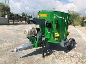 2 Cbm แนวตั้งฟีดผสมลาก-ไฟฟ้าขับเคลื่อน + รถแทรกเตอร์ PTO ขับเคลื่อน - Product Image 4