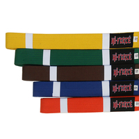Ceinture d'uniforme Kimono de haute qualité, Logo personnalisé, arts martiaux vietnamien Vovinam, ceinture à double enveloppe