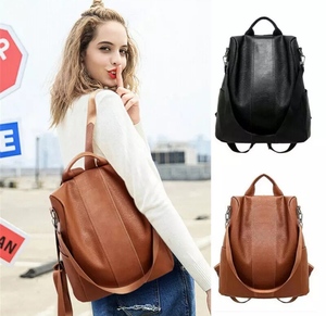 Women's Latest Design Leather Handbag Hot Sale Daily Use <b>Backpack</b> - Product Image 2